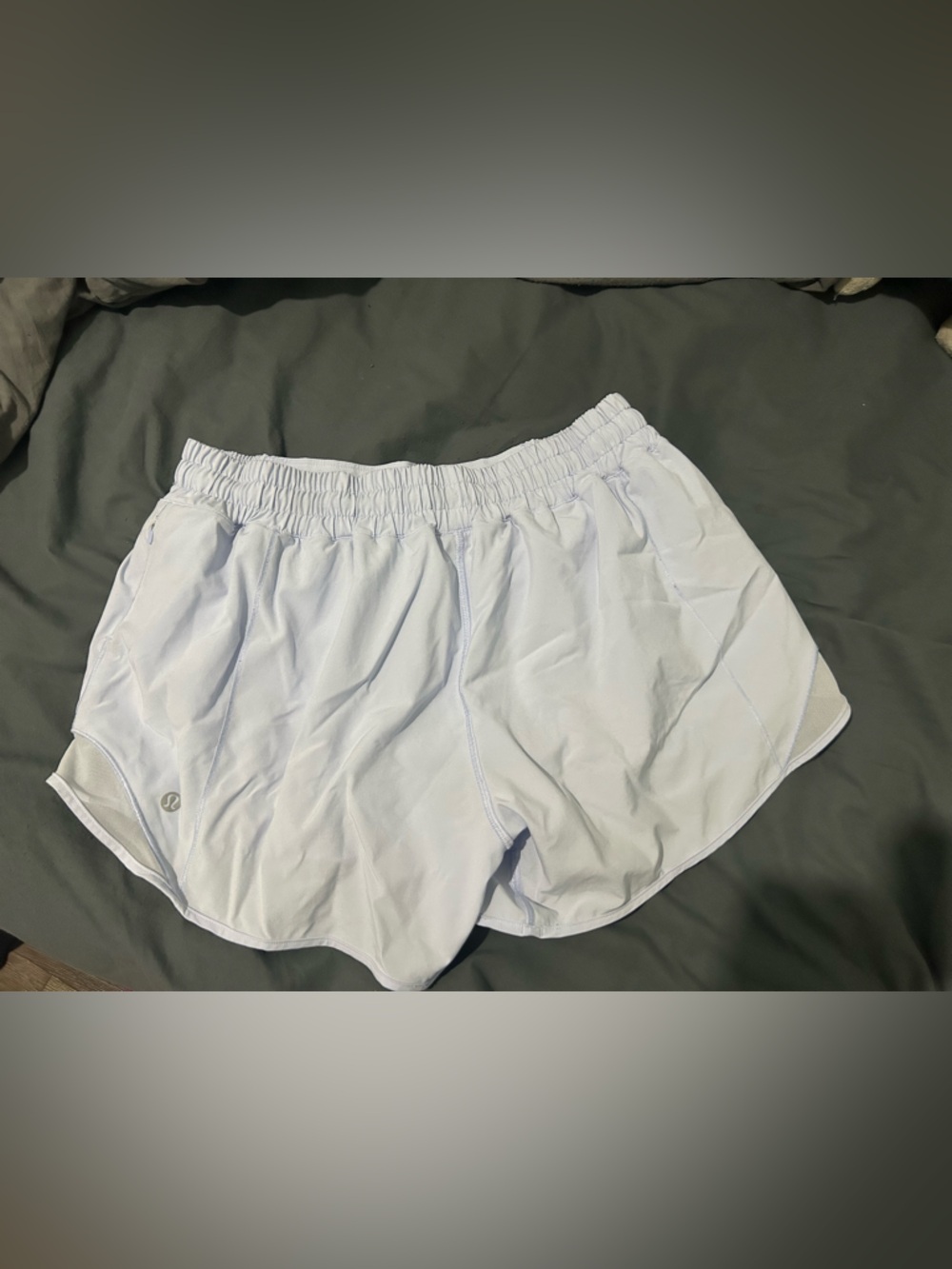lululemon athletica Light Blue Running Shorts - Picture 2 of 4